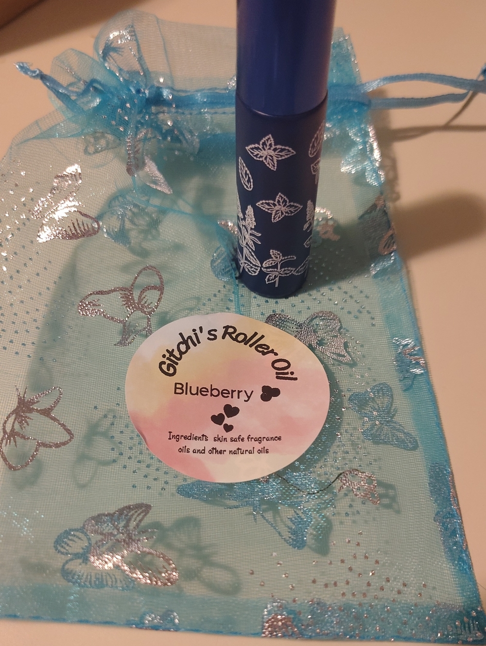 Blueberry Roller Oil - Blue Scented Body Oil